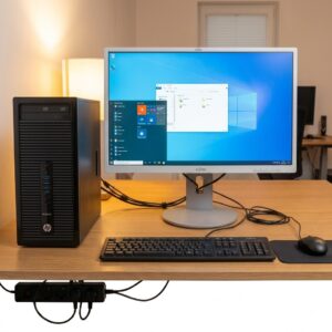 كمبيوتر تاور HP Prodesk 400 G2 شاشة فيجتسيو 24 بوصة