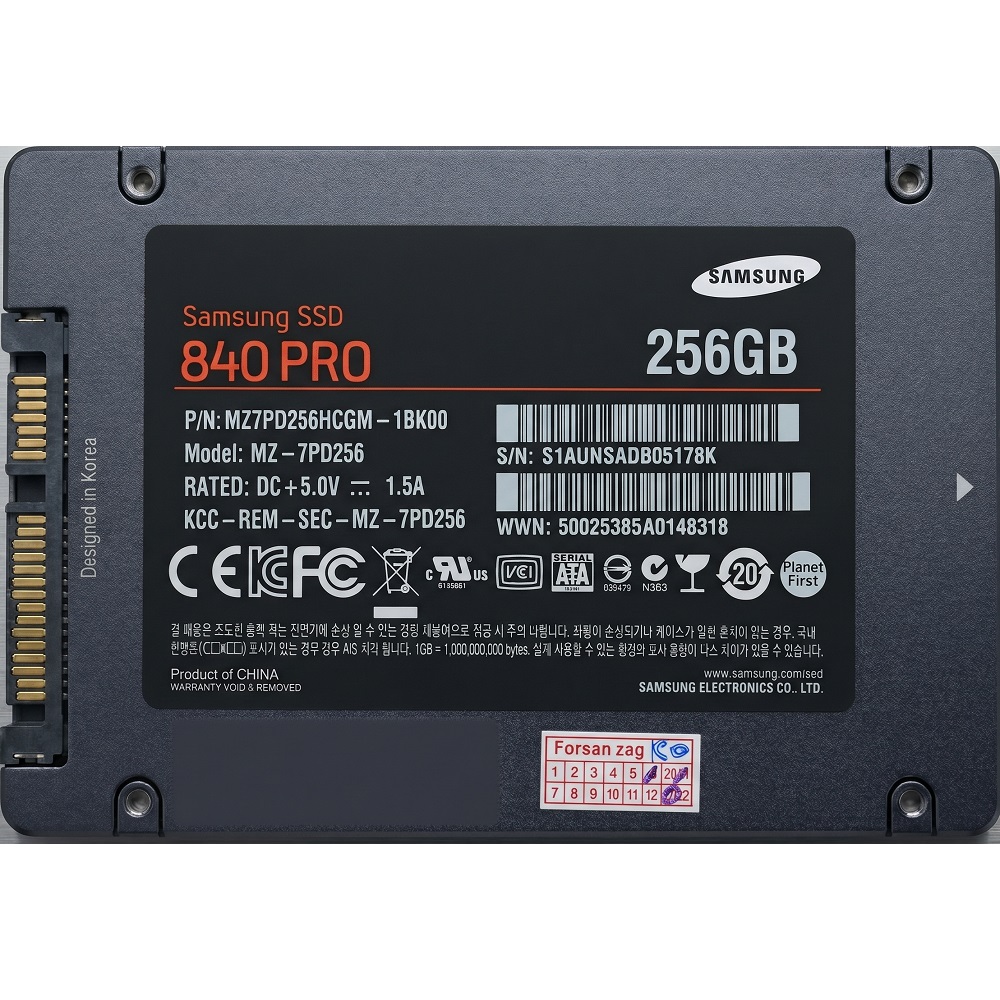 Samsung SSD 840 PRO 256GB