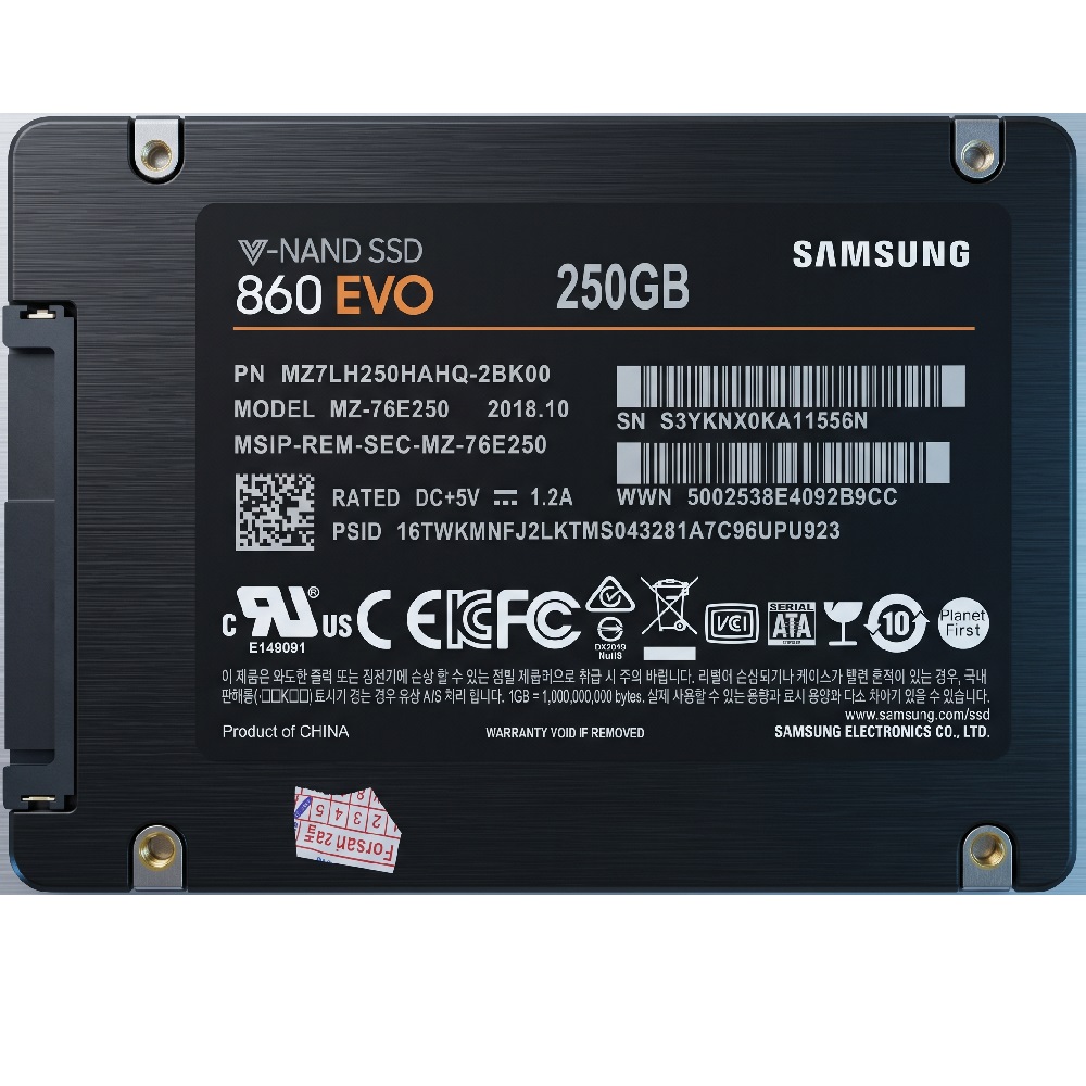 Samsung SSD 860 EVO 250GB