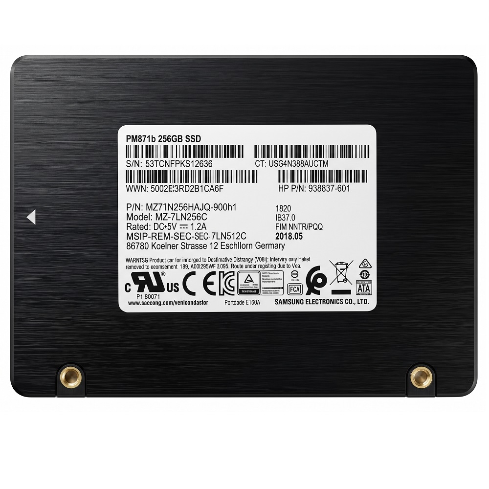 Samsung PM871b SSD 256GB